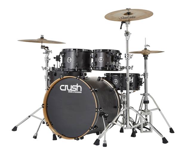 Crush Chameleon Ash 5 Piece Shell Pack - Trans Satin Black