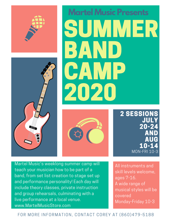 Summer Band Camp Sessions are officially booking!