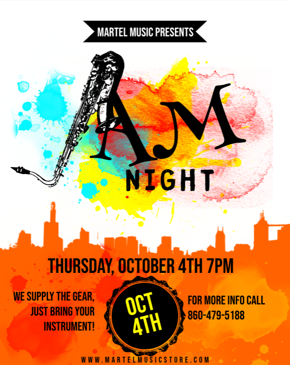 Join us for our October jam night!