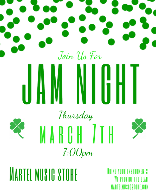 March Jam Night Announcement!