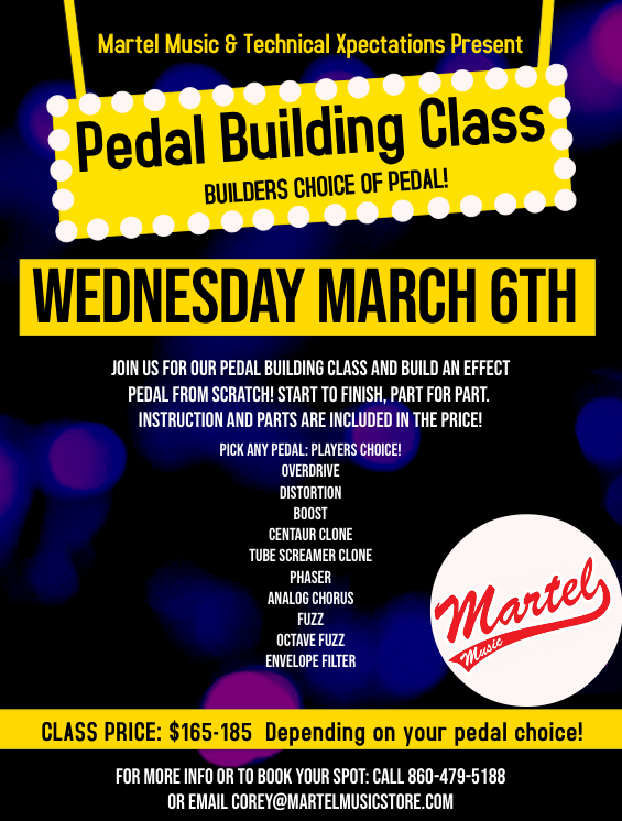 Pedal Building Class - Now Booking for March 6th!