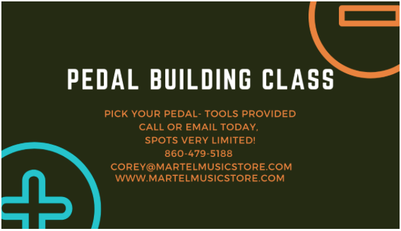 Pedal Building Class: Saturday August 28th
