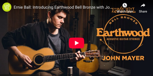 New Earthwood Strings from Ernie Ball & John Mayer
