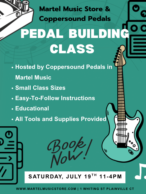 Pedal Building Class: Saturday, July 19th : Booking Now!