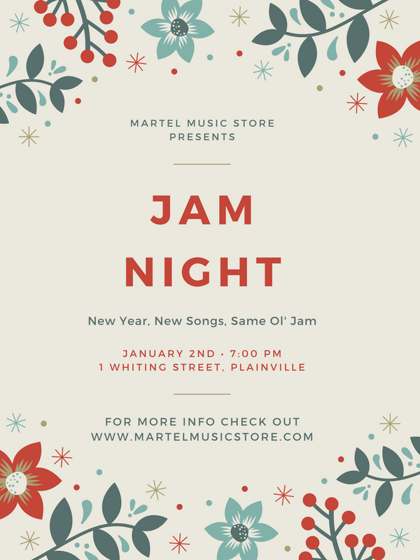 2020 Jam Night! January 2nd @ 7PM!