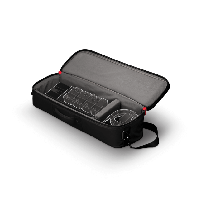 D'Addario Single Row Pedalboard Transporter Case