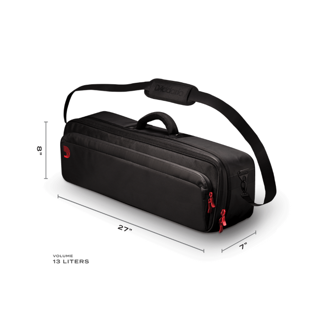 D'Addario Single Row Pedalboard Transporter Case