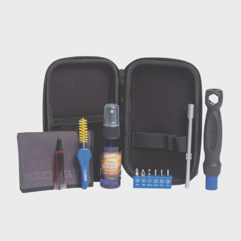 Music Nomad Pedal Care Kit for Guitar & Bass – 12 pc
