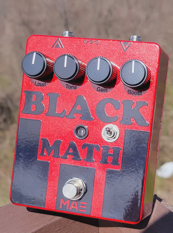 Mask Audio Electronics Black Math - Red