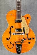 Gretsch G6120T-55 Vintage Select Edition '55 Chet Atkins Hollow Body with Bigsby Vintage Orange Stain Lacquer