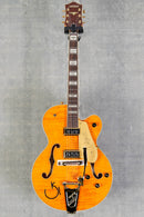 Gretsch G6120T-55 Vintage Select Edition '55 Chet Atkins Hollow Body with Bigsby Vintage Orange Stain Lacquer