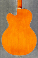 Gretsch G6120T-55 Vintage Select Edition '55 Chet Atkins Hollow Body with Bigsby Vintage Orange Stain Lacquer