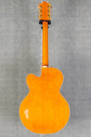 Gretsch G6120T-55 Vintage Select Edition '55 Chet Atkins Hollow Body with Bigsby Vintage Orange Stain Lacquer
