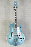 Gretsch G6136T-140 LTD 140th Double Platinum Falcon™ with String-Thru Bigsby Two-Tone Stone Platinum/Pure Platinum