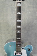 Gretsch G6136T-140 LTD 140th Double Platinum Falcon™ with String-Thru Bigsby Two-Tone Stone Platinum/Pure Platinum