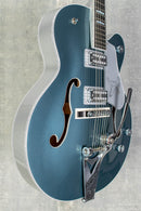 Gretsch G6136T-140 LTD 140th Double Platinum Falcon™ with String-Thru Bigsby Two-Tone Stone Platinum/Pure Platinum