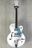 Gretsch G6118T-140 LTD 140th Double Platinum Anniversary™ with String-Thru Bigsby Two-Tone Pure Platinum/Stone Platinum