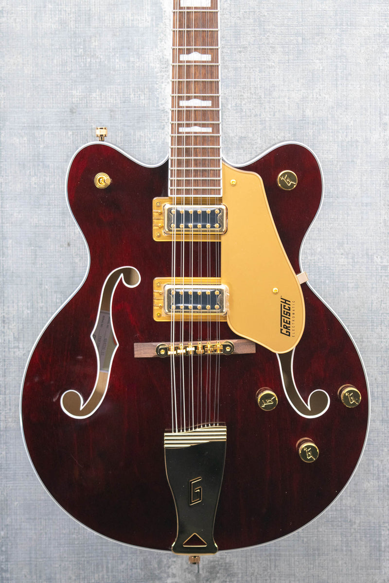 Gretsch G5422G-12 Electromatic Classic Hollow Body Double-Cut 12-String Walnut Stain Gold Hardware