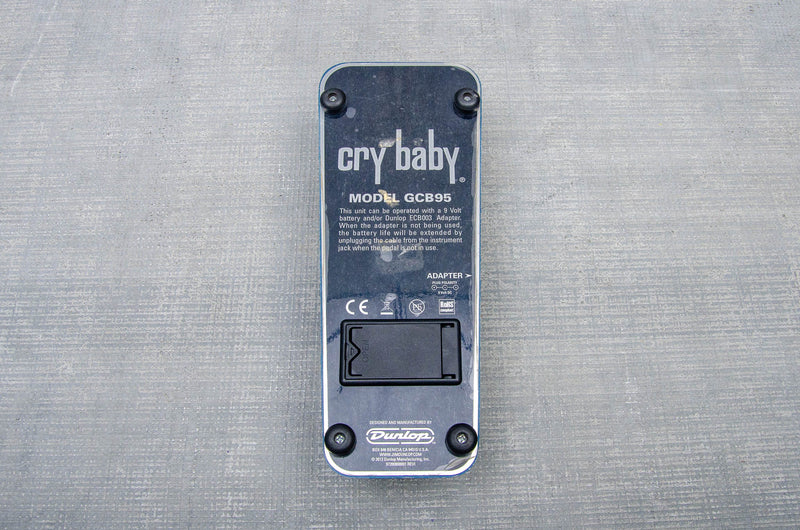 Used Dunlop BR95 British Invasion Cry Baby Wah
