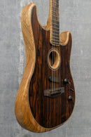 Used Fender American Acoustasonic Strat, Ebony Fingerboard, Ziricote 2020