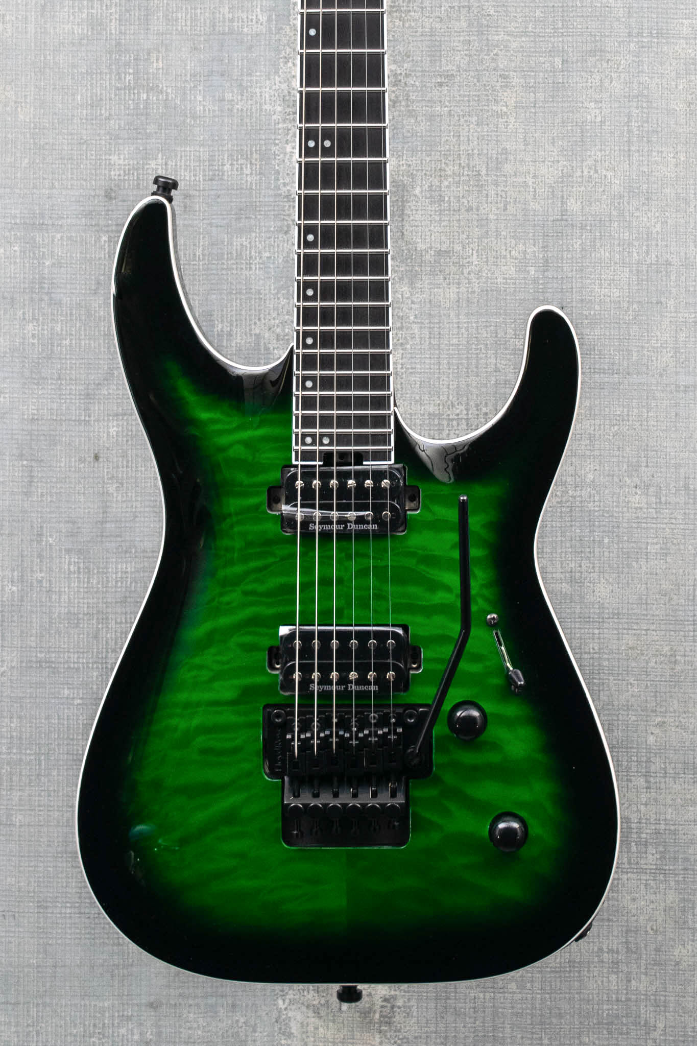 Jackson Pro Plus Series Dinky DKAQ Emerald Green Guitar