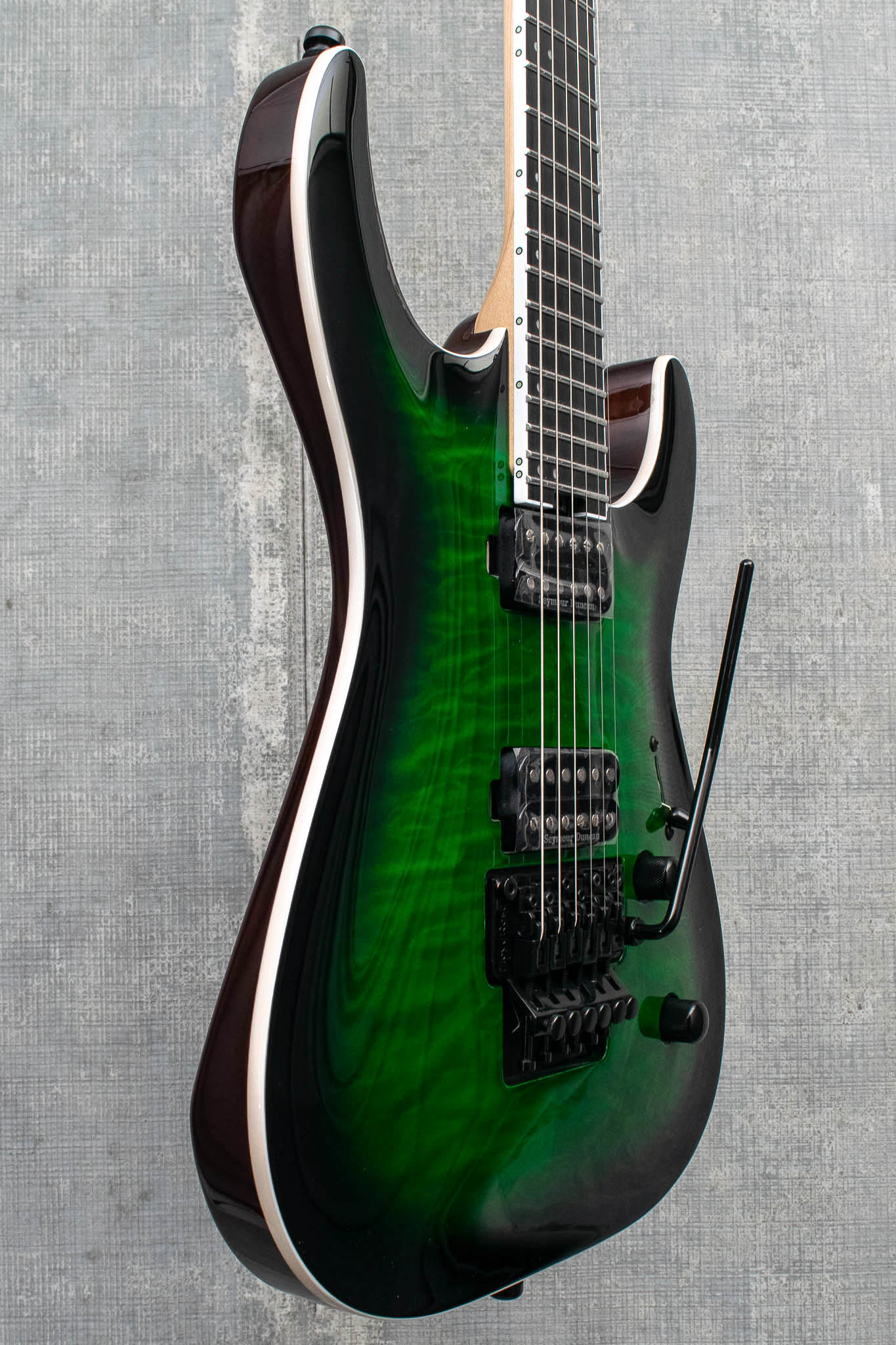 Jackson Pro Plus Series Dinky DKAQ Emerald Green Guitar