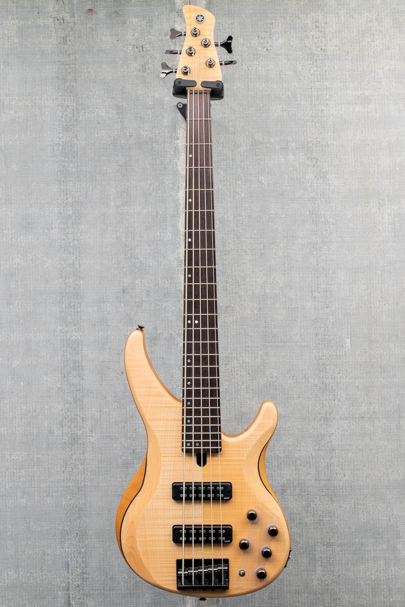 Yamaha TRBX605FM Natural Stain 5 String Bass Flamed Maple