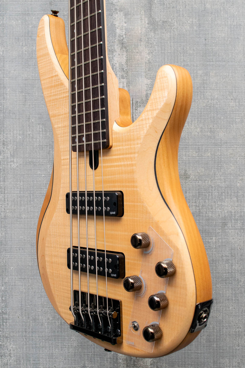 Yamaha TRBX605FM Natural Stain 5 String Bass Flamed Maple