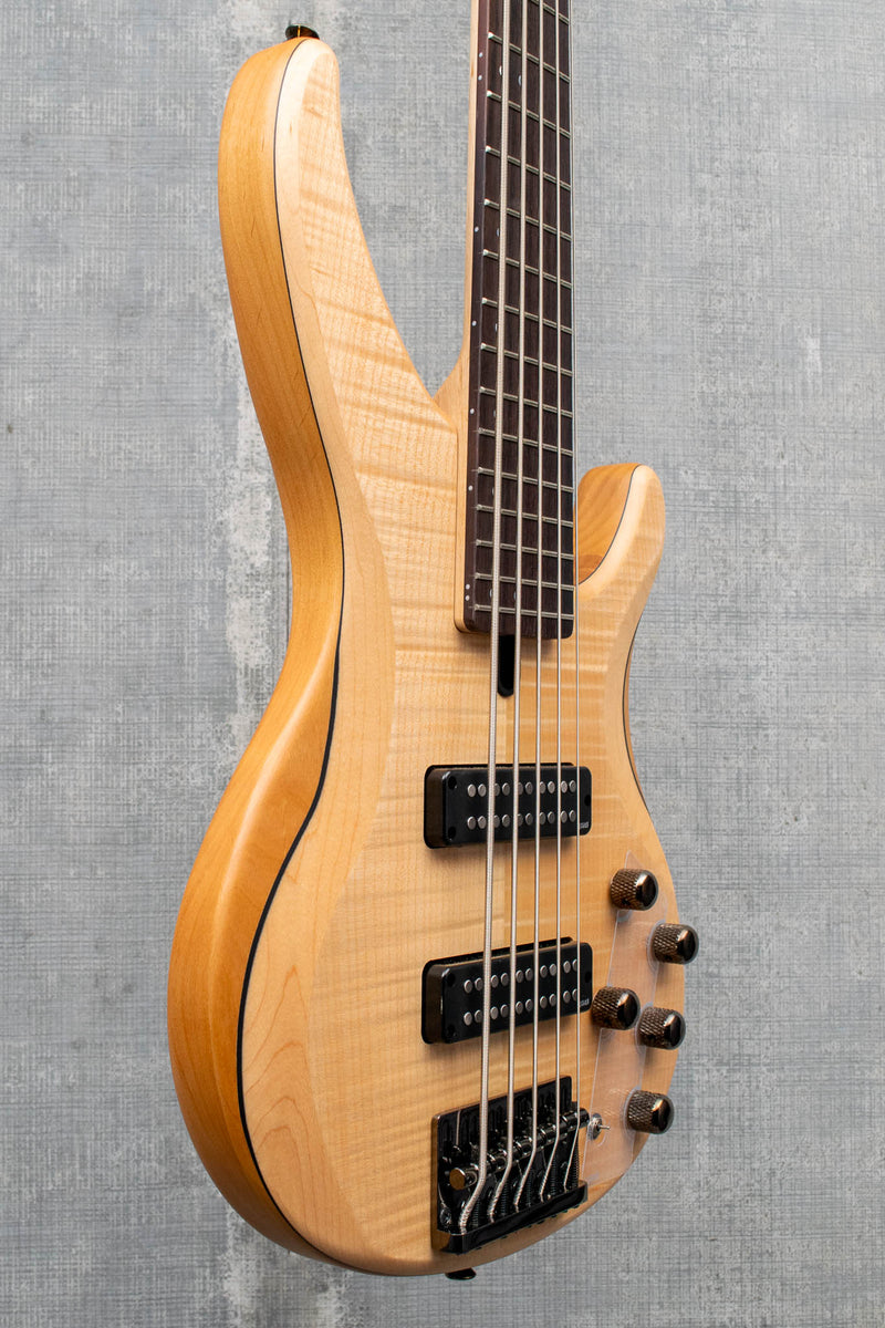 Yamaha TRBX605FM Natural Stain 5 String Bass Flamed Maple