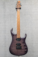 Ernie Ball Music Man John Petrucci Signature JP15-6 Translucent Black Burst Flame