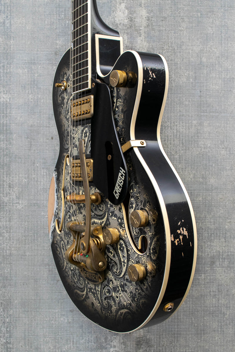 Gretsch USA Custom Shop G6659-CST Master Built By Gonzalo Madrigal Black Paisley Heavy Relic (2024)