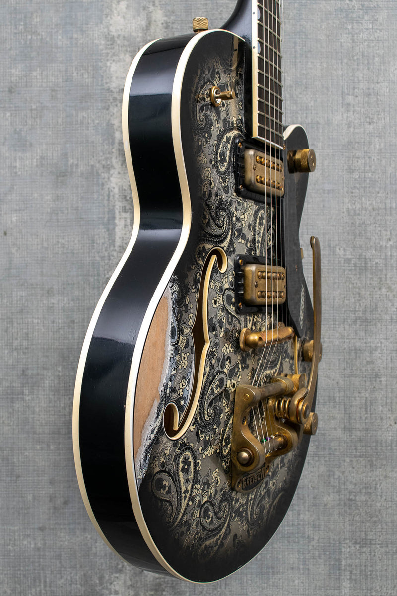 Gretsch USA Custom Shop G6659-CST Master Built By Gonzalo Madrigal Black Paisley Heavy Relic (2024)