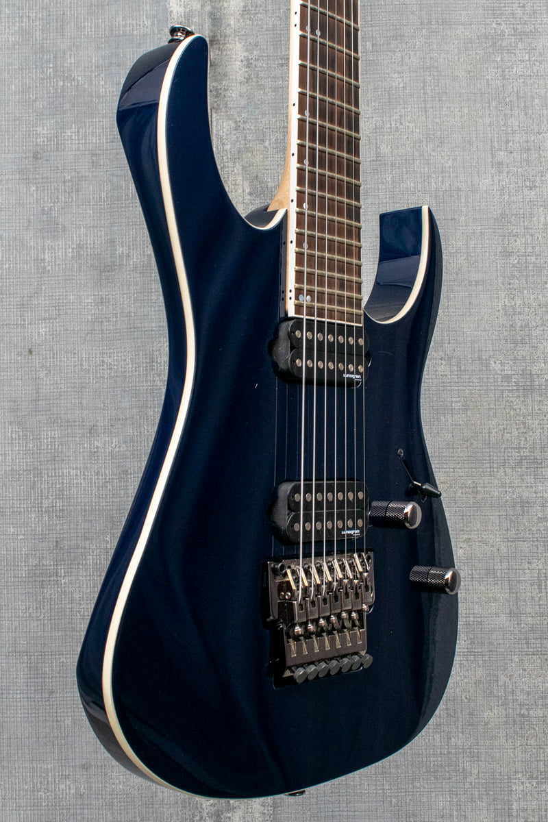 Used Ibanez RG202-7 XL DTB Prestige - Dark Blue Tide