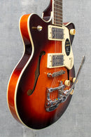 Gretsch G2655T Streamliner Center Block Jr. Double-Cut with Bigsby Forge Glow Mint