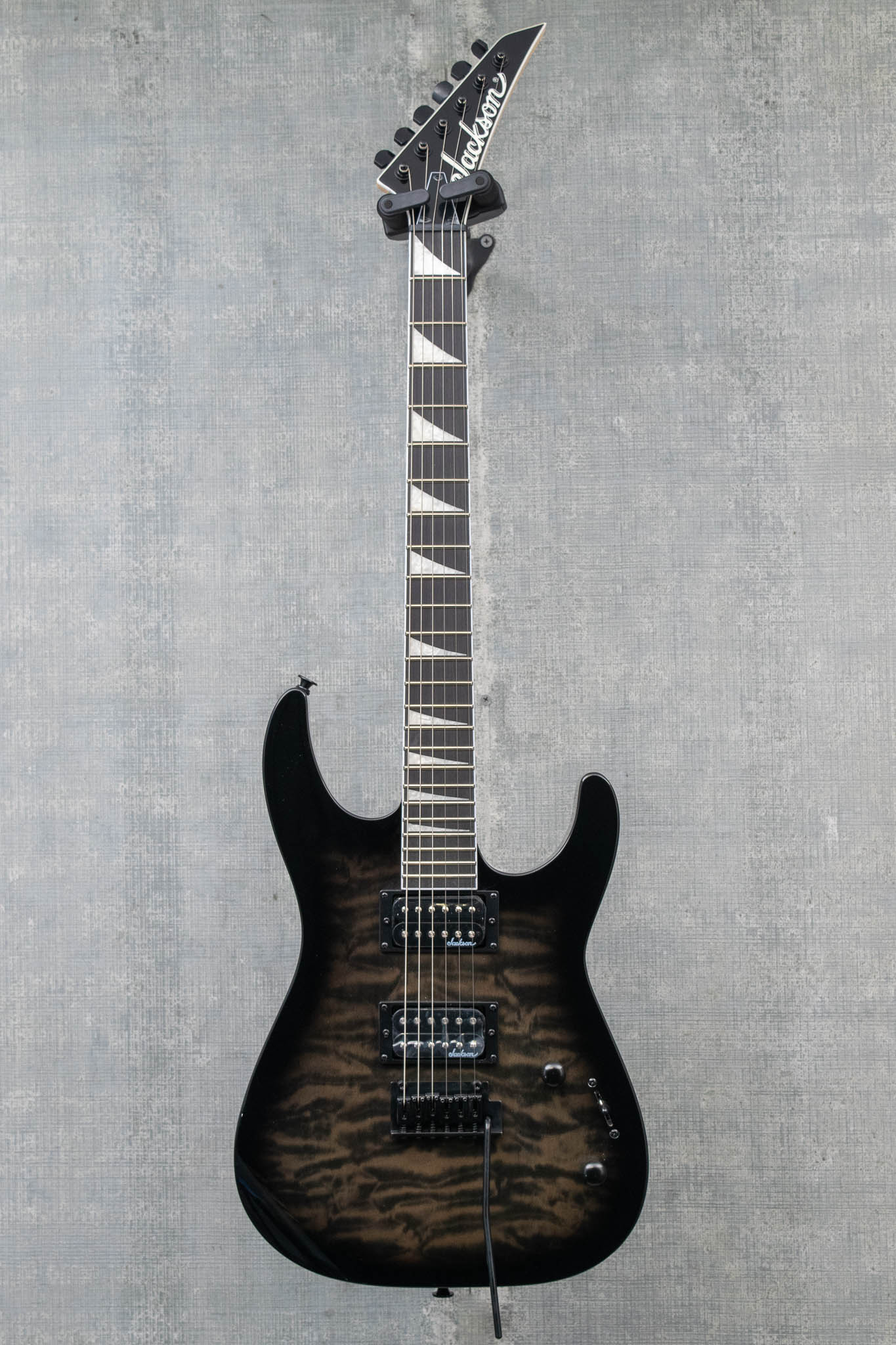 Jackson JS Series Dinky JS20 DKQ 2PT Transparent Black Burst Demo Model