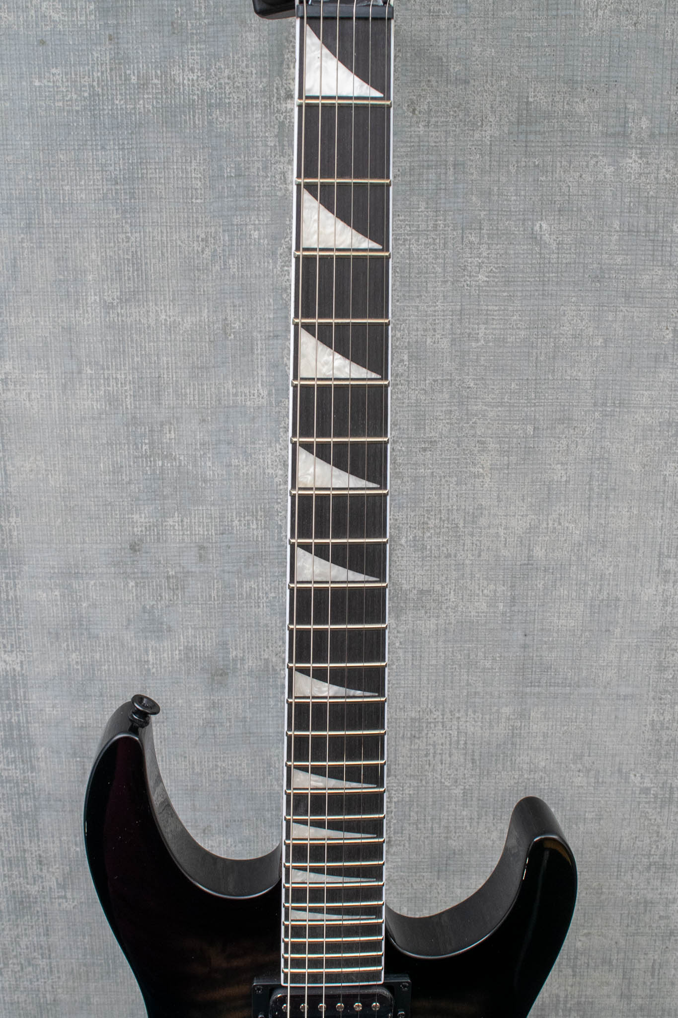 Jackson JS Series Dinky JS20 DKQ 2PT Transparent Black Burst Demo Model