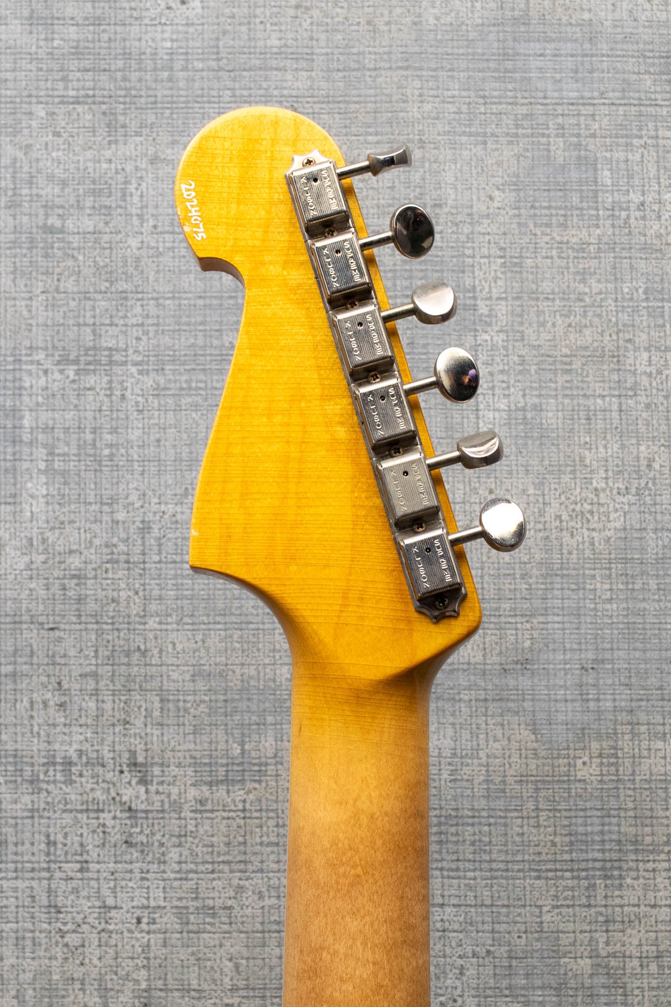 Seuf Guitars Old Hand 10 (OH-10)- Tangerine Sparkle (Matching Headstock)