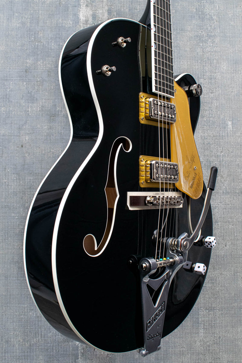 Gretsch G6120T-BSNV Brian Setzer Signature Nashville Hollow Body Black