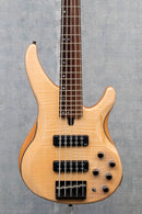 Yamaha TRBX605FM Natural Stain 5 String Bass Flamed Maple