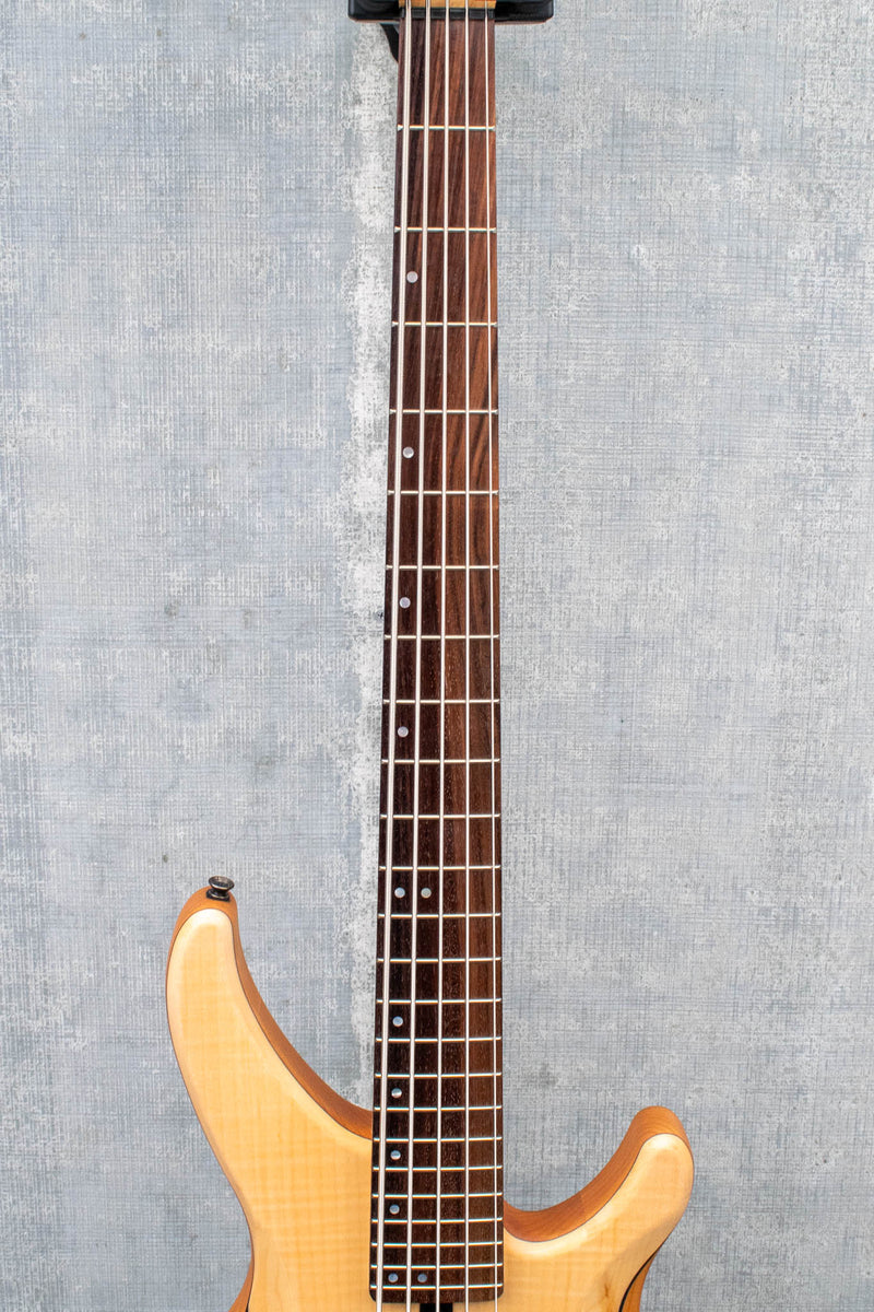 Yamaha TRBX605FM Natural Stain 5 String Bass Flamed Maple