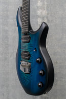 Used Ernie Ball Music Man Majesty - Blue Silk