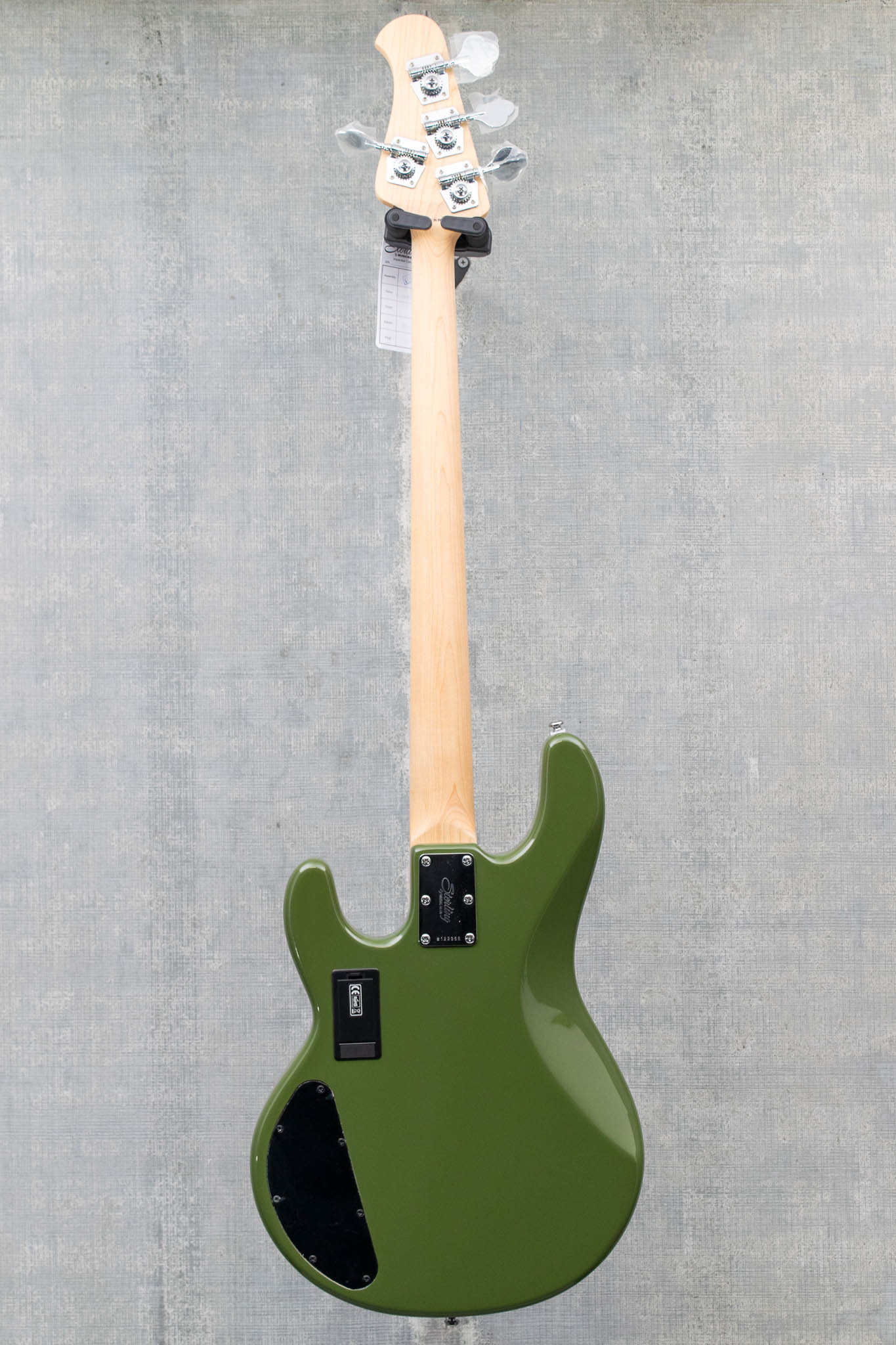 Used Sterling By Music Man StingRay RAY4HH Bass Guitar - Olive Green
