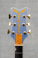 Gretsch Falcon Hollow Body with String-Thru Bigsby and Gold Hardware Cerulean Smoke