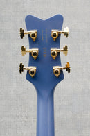 Gretsch Falcon Hollow Body with String-Thru Bigsby and Gold Hardware Cerulean Smoke
