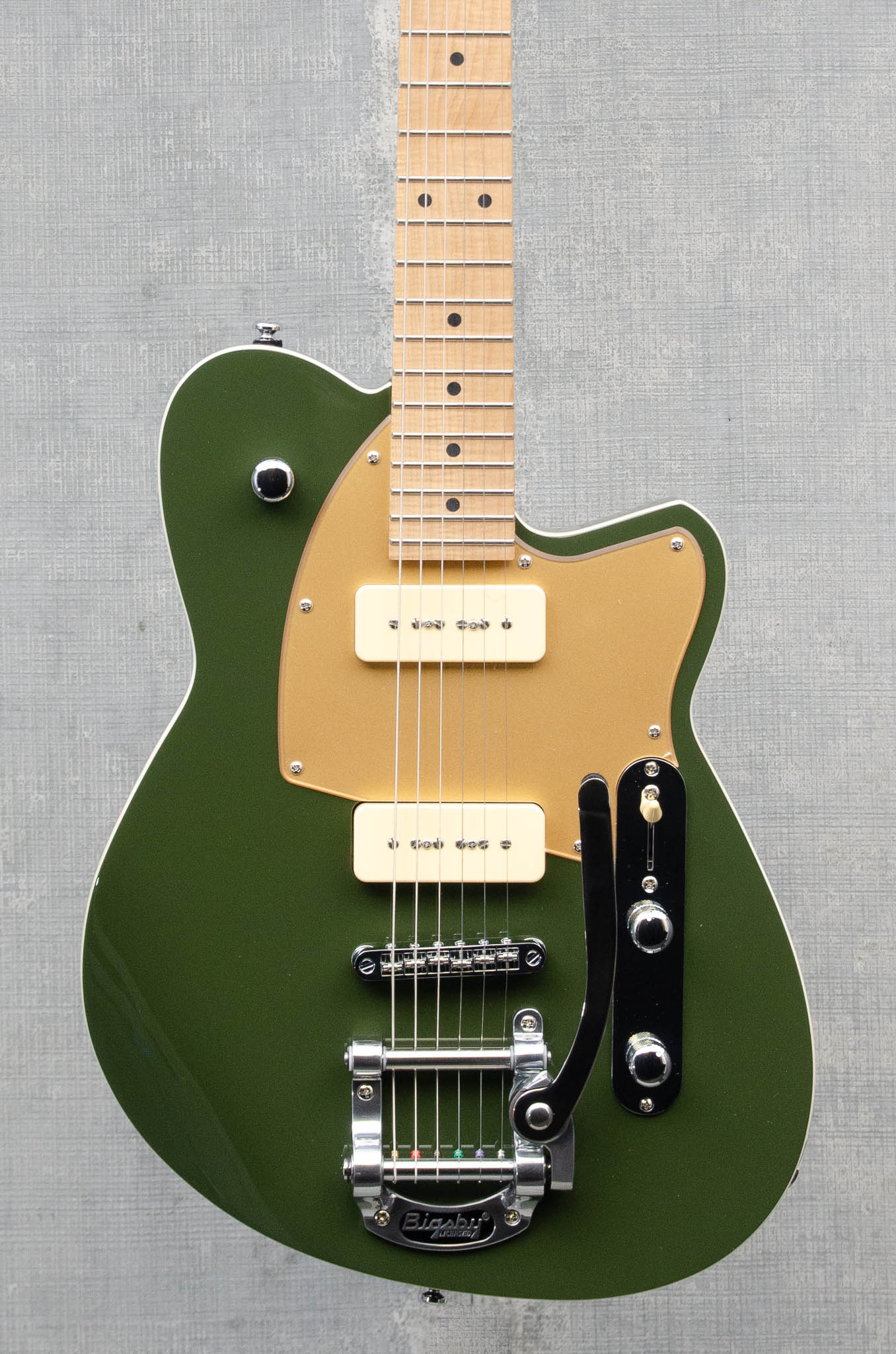 Reverend Charger 290 Bigsby Army Green