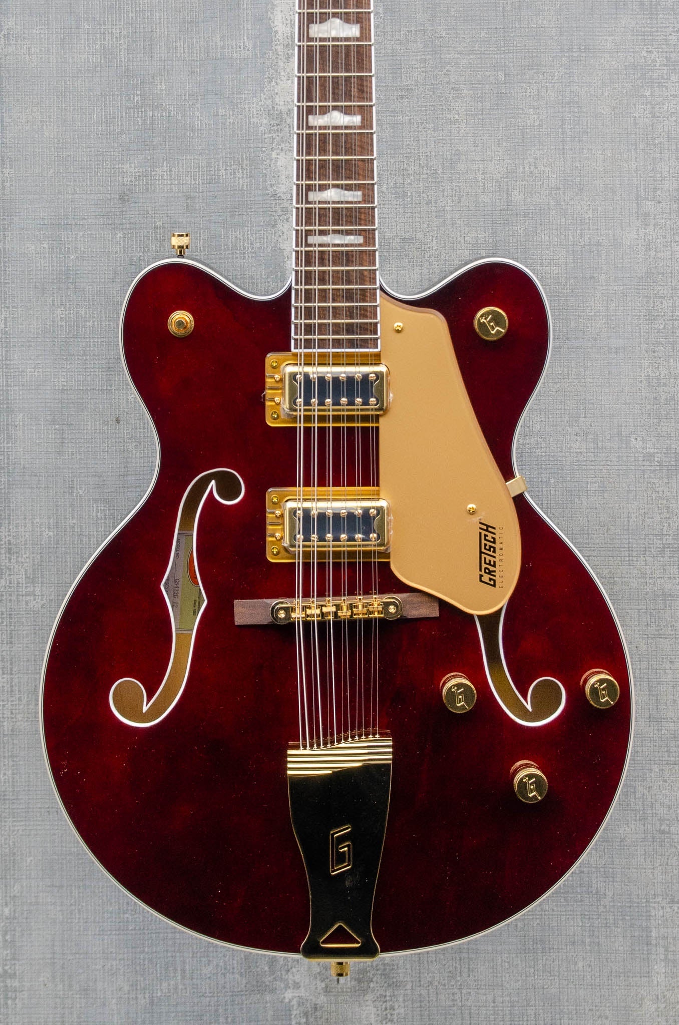 Gretsch G5422G-12 Electromatic Classic Hollow Body Double-Cut 12-String Walnut Stain Gold Hardware Guitar