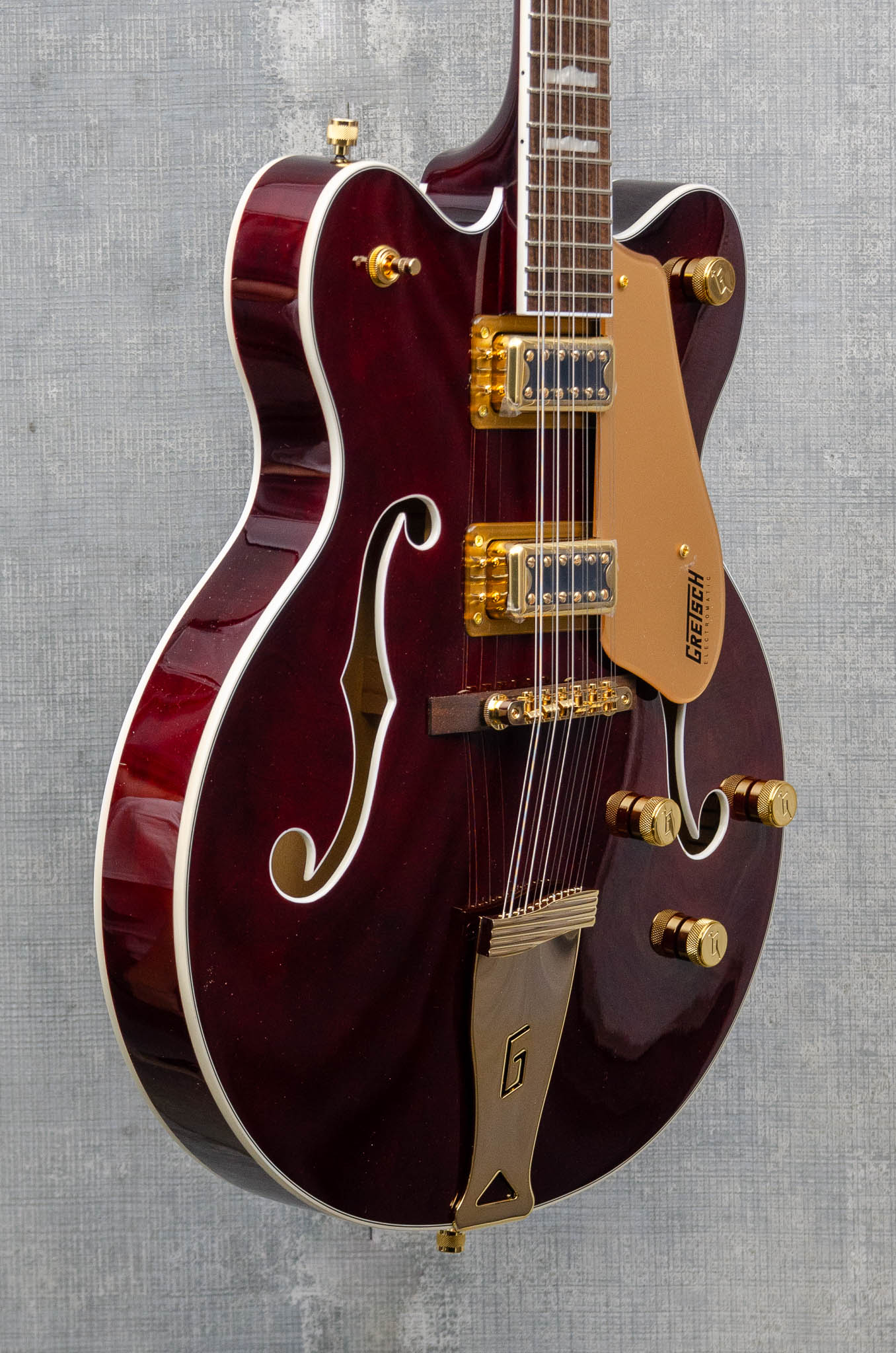 Gretsch G5422G-12 Electromatic Classic Hollow Body Double-Cut 12-String Walnut Stain Gold Hardware Guitar