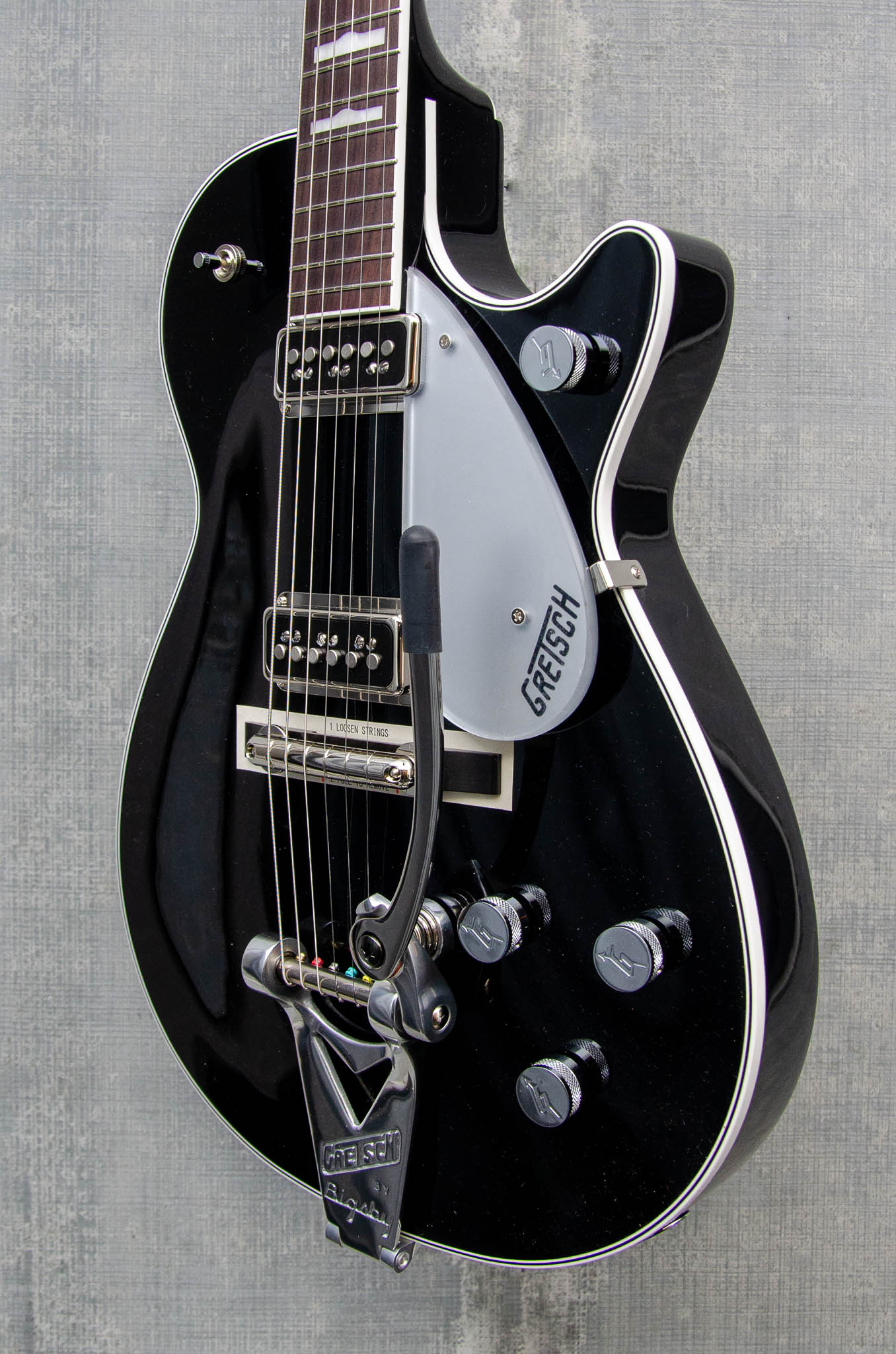 Gretsch G6128T-GH George Harrison Signature Duo Jet with Bigsby Black Guitar