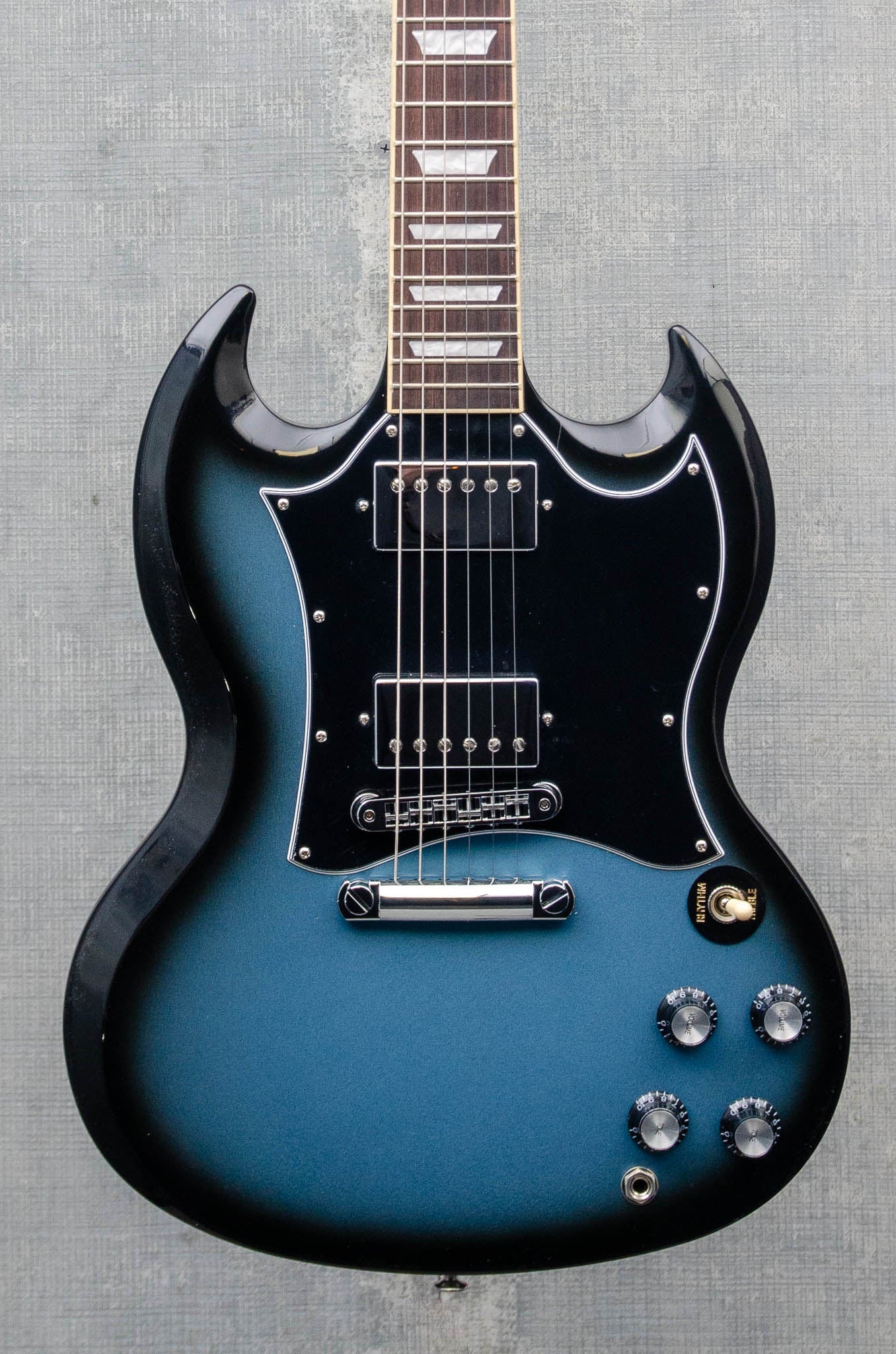Used Gibson SG Standard Custom Color Pelham Blue Burst