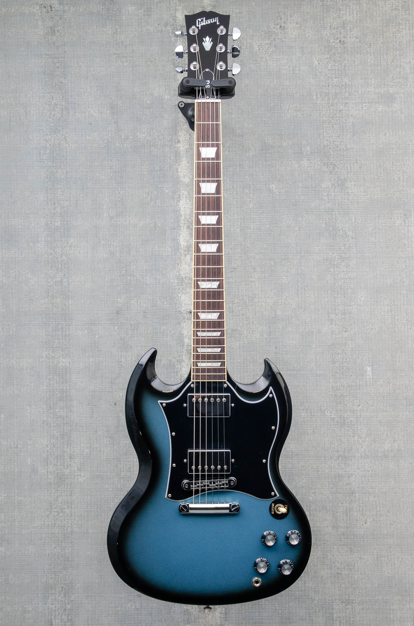 Used Gibson SG Standard Custom Color Pelham Blue Burst